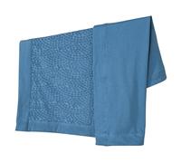 Couverture Câline En Coton Bio À Motif Pois En Relief Seashells Bleu Indigo TU