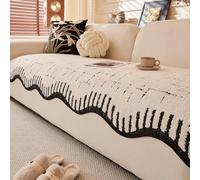 Couverture Canapa épaissie De Chenille Velvet, élégant Conception en Silicone Anti-Glissement pour Les Soins De Salon Luxueux, 10s Simples A 90 * 210CM
