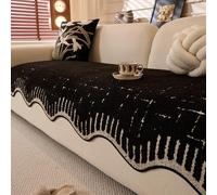 Couverture Canapa épaissie De Chenille Velvet, élégant Conception en Silicone Anti-Glissement pour Les Soins De Salon Luxueux, 10s Simples B 110 * 260CM