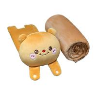 Couverture Capybara pour , couverture Capybara portable, oreiller doux avec design facile à nettoyer et léger pour les voyages, l'école ou le bureau, 1 pièce