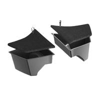 Couverture Cargaison Pour Tesla Pour Modèle 3 Highland 2024 2025 Boîte Rangement Latérale Coffre Tapis Organisateur Poignée Anti-salissure Bac Couverture Arrière Cache-Bagages((Flocking) Full Set)