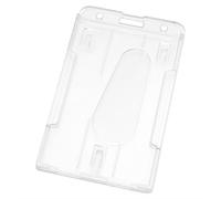 Couverture Carte D'accès En Plastique Dur Carte Crédit Pour Étui Porte-Badge Double Face