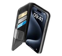 Couverture Cellular Line BOOKAG2IPH15PRO IPhone Livre Agenda 15 Pro Noir