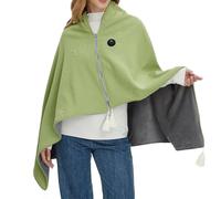 Couverture châle chauffante - Chauffe-hiver 55 pouces | Enveloppement en polyester - Fermeture éclair douce, électrique, trois niveaux de chaleur, USB, léger, confortable, canapé-lit, canapé, maison,