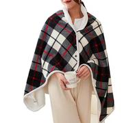 Couverture Châle Chauffante Électrique Portable USB, Cape Épaisse Et Chaude D'hiver Portable Avec Boutons Pour Une Utilisation À Domicile Bureau Plein Air, 3 Réglages De Température Et Minuterie