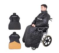 Couverture Chaude Et Épaisse For Fauteuil Roulant, Cape À Manches For Adulte, Vêtement D'hiver For Fauteuil Roulant, Poncho Adapté Aux Adultes/seniors/personnes Handicapées