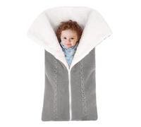 Couverture chaude pour bébé automne hiver sac de couchage enveloppé pour nouveau-né accessoires de poussette couverture