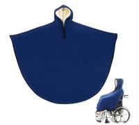Couverture chaude pour fauteuil roulant, poncho à capuche pour fauteuil roulant, coupe-vent et imperméable, couverture complète du corps pour adultes, hommes et femmes, couvertures pour adultes