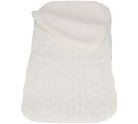 Couverture Chaude Pour Nouveau-Né, Sac De Couchage En Coton Molletonné Pour Enfant,Les Bébés De 0 À 12 Mois,Blanc Blanc