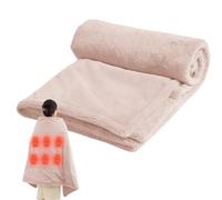 Couverture chauffante | 140 x 85 cm | Couverture de sieste chauffante rapide | Couverture portable, poncho respirant, couverture électrique pour toutes les saisons