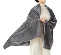 Couverture Chauffante,Châle Chauffant d'Hiver Portable Sans Fil | Coussin Chauffant Ajustable à 3 Niveaux pour Genoux, Épaules, Femmes, Hommes, Hiver, Sommeil, Voyage - Hommes et Femmes