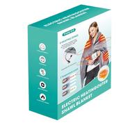 Couverture Chauffante - Couverture Électrique À Chauffage Rapide, Châle | Conception Portable Sûre Pour Les Voyages À La Maison | Enveloppement Portable Confortable Avec Arrêt Automatique, Protection