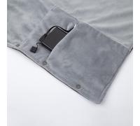 Couverture Chauffante D'Intérieur,Châle Électrique USB | Coussin Chauffant Ajustable à 3 Niveaux pour Genoux, Épaules, Femmes, Hommes, Hiver, Sommeil, Voyage