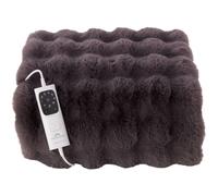 Dreamland Couverture chauffante Hygge Days Cloudy - Imitation fourrure Gris 160x120 cm 6T