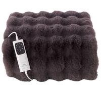 Dreamland Couverture chauffante Hygge Days Cloudy - Imitation fourrure Gris 160x120 cm 6T