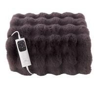 Dreamland Couverture chauffante Hygge Days Cloudy - Imitation fourrure Gris 160x120 cm 6T