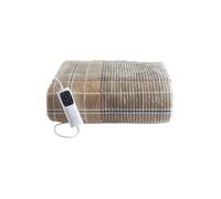 Couverture chauffante Dreamland Indulgent Days XL 180x140cm Tartan Beige
