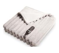 Duux Couverture chauffante DXOB02 Stripped 200x200 Gris