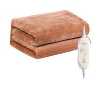 Couverture Chauffante Électrique 150×80cm, Coussin Chauffant avec 2 Niveaux Température, Housse Matelas Confortable YYV
