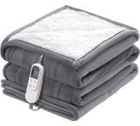 Couverture chauffante électrique 150W - Sous-couverture chauffante 180x200 cm - Lit chauffant pour des nuits confortables - Source de chaleur idéale pour les froides soirées d'hiver