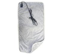 Couverture chauffante électrique, 61 x 30 cm, 3 réglages de chauffage, couverture électrique chauffante douce, câble de données d'extension de 1,5 m, pour lit de maison et canapé (gris
