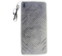 Couverture chauffante électrique, 61 x 30 cm, 3 réglages de chauffage, couverture électrique chauffante douce, câble de données d'extension de 1,5 m, pour lit de maison, canapé (gris)