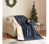 Couverture chauffante électrique Archi 120W 180 x 130 cm bleu foncé