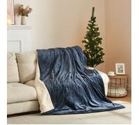 Couverture chauffante électrique Archi 120W 200 x 150 cm bleu foncé