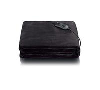 Couverture chauffante électrique avec protection intégrée contre la surchauffe et arrêt automatique,180 x 130 cm,polaire flanelle Melissa 16760052 Noir Noir G