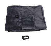 Couverture Chauffante éLectrique, Couverture Chauffante éLectrique avec 3 Niveaux de Chauffage, Couverture Chauffante en Molleton de Flanelle pour Bureau, Chambre à Coucher (160 * 80 cm)