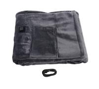 Couverture Chauffante éLectrique, Couverture Chauffante éLectrique avec 3 Niveaux de Chauffage, Couverture Chauffante en Molleton de Flanelle pour Bureau, Chambre à Coucher (140 * 80 cm)