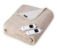 Couverture chauffante électrique - DEUBA - 160 x 140 cm - 7 niveaux - Lavable à 30°C