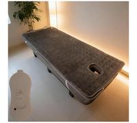Couverture Chauffante Électrique Épaisse, Surmatelas Chauffant pour Table De Massage et Spa, Accessoires Chauffants pour Lit De Spa et Table De Massage,180cm with Holes