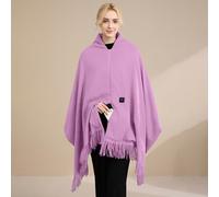 Couverture chauffante électrique USB avec fermeture éclair, enveloppe chauffante portable pour le corps, coussin chauffant USB pour épaules, abdominaux, jambes, jeté portable lavable, 198,1 x 66 cm