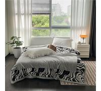 Couverture chauffante en Polaire, Format Queen, épaisse, Effet Vison, idéale pour lit, canapé ou Sofa. Couverture épaisse imprimée Raschel, Parfaite pour l'automne, l'hiver et Les