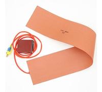 Couverture chauffante en silicone 150 x 900 mm 800 W 220 V pour presse à cintrer de jante latérale de guitare, coussin chauffant rapide et uniforme pour luthier applications de menuiserie et autres