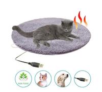 Couverture Chauffante Gris Température Constante Antidérapante Pour Chien Et Chat Pour Animaux De Compagnie