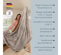 Couverture chauffante - hd 92 arctic brown