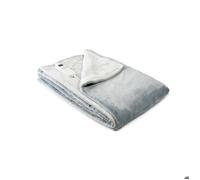 InnovaGoods Couverture électrique 160 W - Velours 1 cm - 9 niveaux, minuterie, max 47 °C ±5 °C