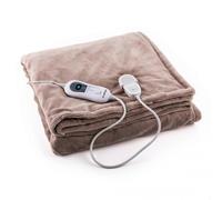 Couverture chauffante Klarstein 200x180 cm, 120W, arrêt auto, 3 niveaux, minuterie