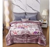 Couverture chauffante lestée en Polaire de Vison de 3,2 kg (7 LB) pour Halloween - Idéale pour lit Queen/Full et canapé