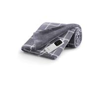 Couverture Chauffante - - Plaid Chauffant 150X110 Cm - 6 Températures - Tissu Toucher Velours Et Sherpa - Lavable En Machine