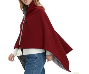 Couverture Chauffante Portable - Cape Chauffante Légère, Revêtement Du Corps En Peluche Flexible, Tissu Thermique Multimode, Aide Au Soulagement Quotidien De La Saison Froide | Bouclier Intérieur Conf