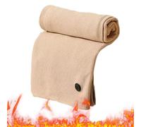 Couverture chauffante portable - Écharpe de voyage à 3 niveaux, couverture électrique avec arrêt automatique de 4 heures - Pour la marche intérieure et extérieure, les voyages à la maison