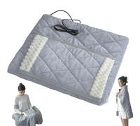 Couverture chauffante Portable USB, avec poche pour les mains, chauffe-mains et genoux électriques, chauffage doux et rapide, pour le bureau la maison