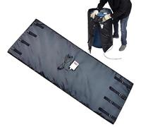 Couverture Chauffante Pour Conteneur Ibc, Couverture Chauffante Intégrale Pour Conteneur Ibc De 200/1000 L (55/275 Gal), 2000/4000 W, Contrôle Précis De La 0 À 150 °C(Black,55Gal/200L)