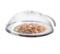 Couverture chauffante pour micro-ondes - Couvercle transparent pour récipient alimentaire avec poignée isolée, protection contre la poussière, compatible micro-ondes pour bols, assiettes et conteneurs