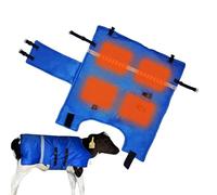 Couverture chauffante pour veaux, couverture pour vaches, veau, protection confortable du ventre, résistante au vent, au gel, couverture thermique