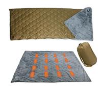 Couverture Chauffante Propulsée Par USB Pour L'extérieur 180x140cm 3 Approches Modifiables Plan Mince Et Imperméable Pour Les Voyages En À