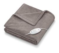 Couverture chauffante taupe